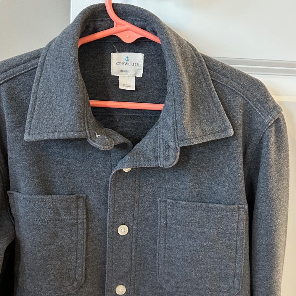 J Crew Crewcuts Seaboard Long Sleeve Soft-Knit Shirt Boys Sz 8 w MEASUREMENTS! - Picture 3 of 13